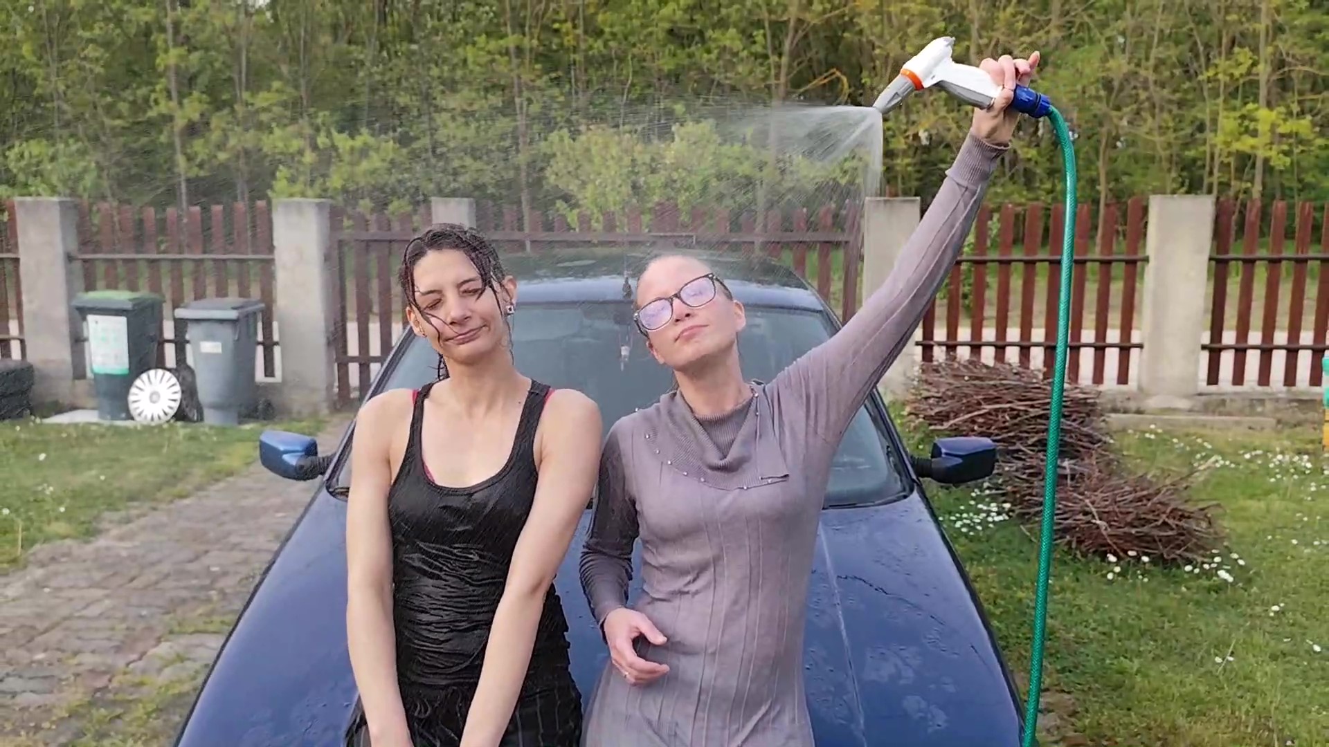 Car wash video from Mina and Sarah - frame at 15m54s