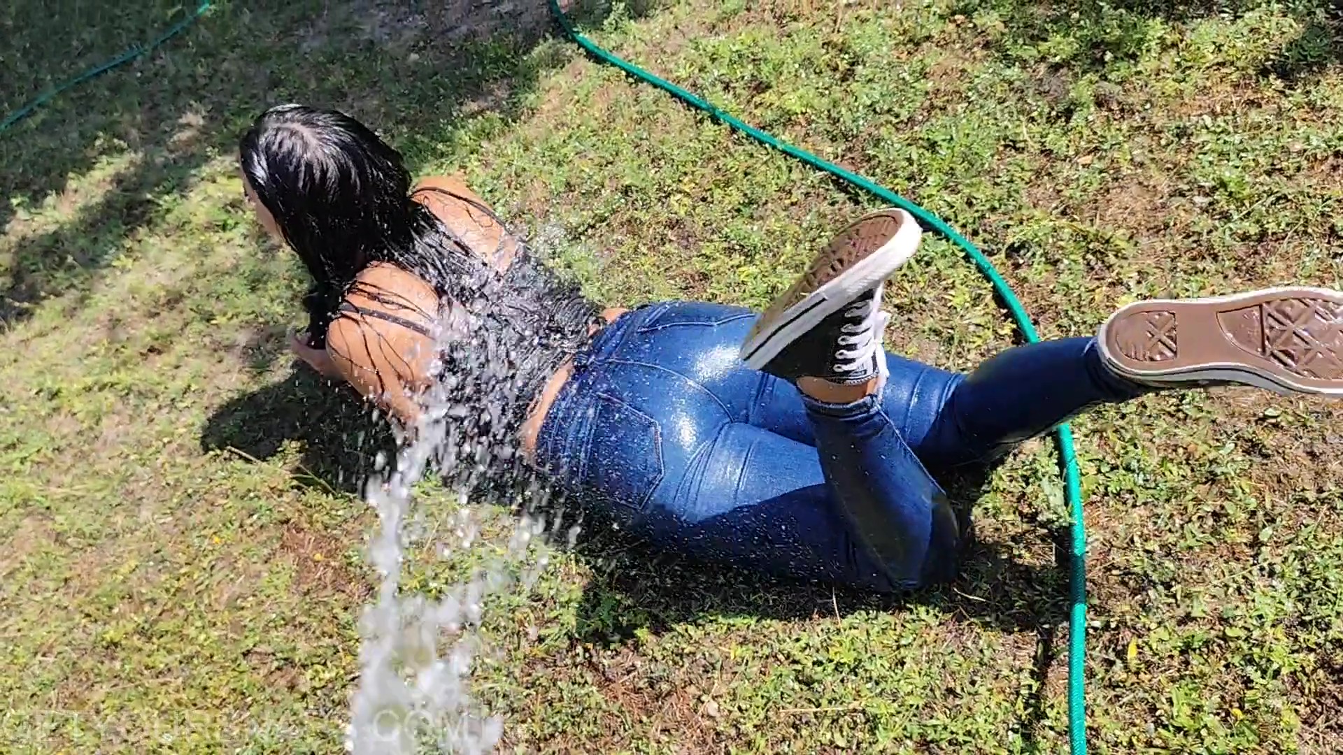 Gina gets wet in the garden 2 - Image 4