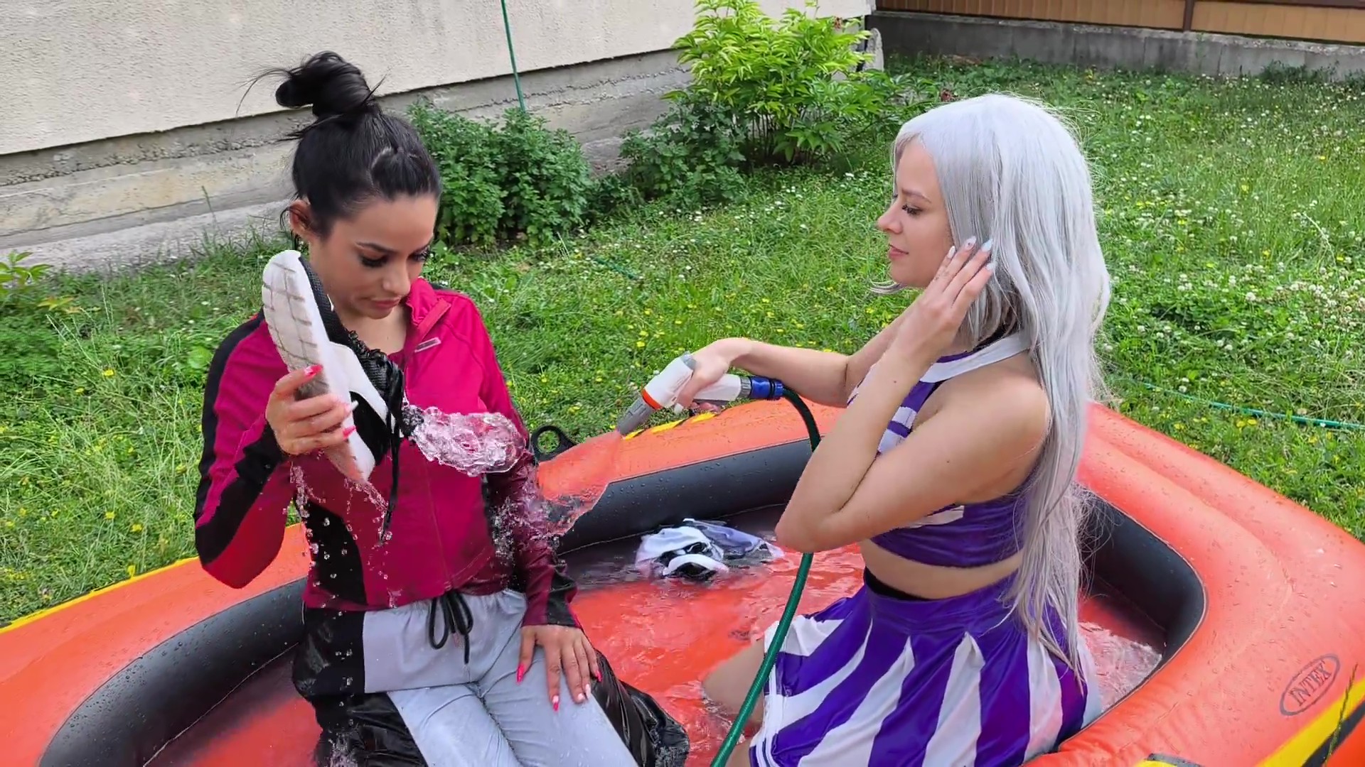 Gina Joins Bella for a Wetlook Session - Image 5
