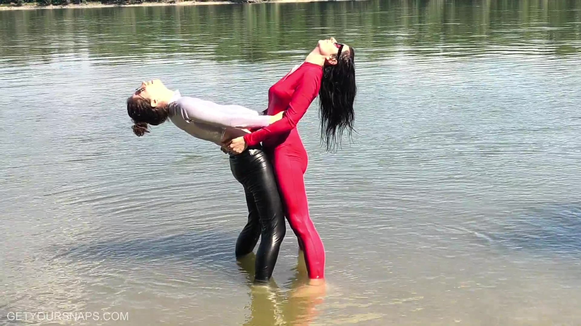Nina joins Alessia in the river - Image 5